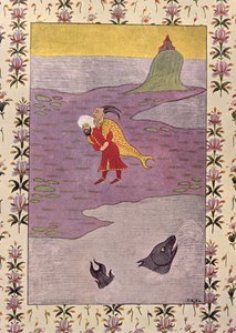 Il quarto viaggio di Sinbad, illustrazione per Sinbad il Marinaio, da Le Mille e una Notte, 1895