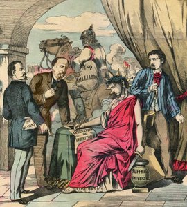 Il Trattato di Francoforte firmato il 10 maggio 1871 pose fine alla guerra franco-tedesca, dopo negoziati tra Adolphe Thiers e Otto von Bismarck: la Francia dovette cedere l