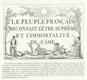 Il popolo francese riconosce l