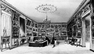 La Galerie Durand-Ruel, 103, rue des Petits-Champs, Parigi, seconda metà del XIX secolo da French School