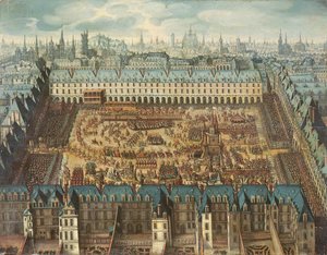 Il glorioso torneo di giostre alla Place Royale per celebrare il matrimonio di Luigi XIII (1601-43) con Anna d