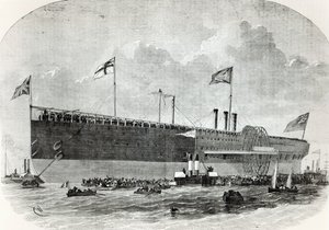 Il Great Eastern, illustrazione da Le Nouvel Illustré, 1867