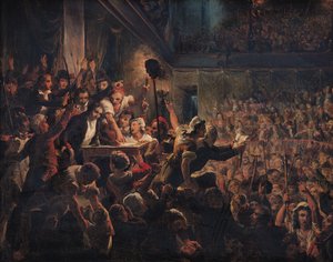 La testa del deputato Jean Feraud (1759-95) presentata a François Antoine Boissy d