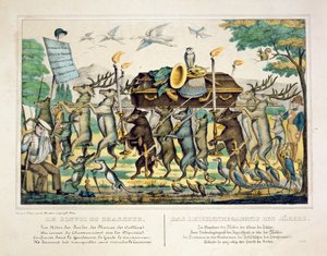 La processione dei cacciatori, c.1850 da French School