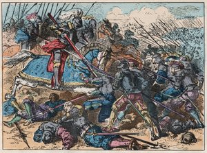 Il re di Francia Francesco I (1494-1547) alla battaglia di Marignano il 13 e 14 settembre 1515 - Francesco I (1494-1547) alla battaglia di Marignano