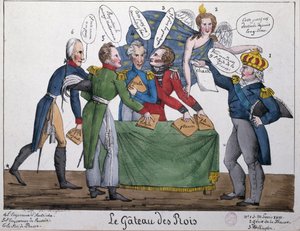 La torta del re, 1815 da French School