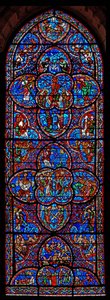 Vetrata del Giudizio Universale da French School