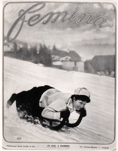 Il Luge a Chamonix, da Femina da French School