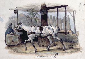 Il giardiniere del mercato, 1840 da French School