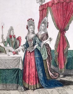 La notte, signora che va a letto, seconda metà del XVII secolo
