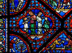 La finestra di Noè: una coppia di nephilim da French School