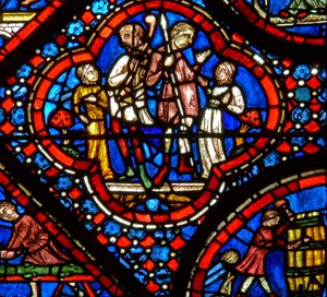 La finestra di Noè: una coppia di nephilim da French School