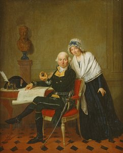 I genitori di Jean Andoche Junot (1771-1813) Duca di Abrantes, prima del 1806 da French School