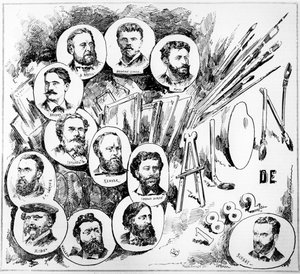 Il Salon di Parigi del 1882 da French School