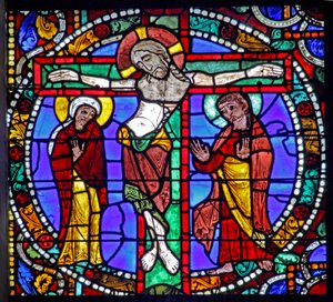 La Passione: La Crocifissione con Santa Maria e San Giovanni (dettaglio) da French School