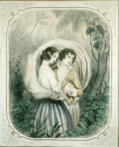 Il ritorno dalla passeggiata, da Paul et Virginie di Henri Bernardin de Saint-Pierre (1737-1814)