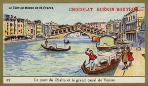 Il Ponte di Rialto e il Canal Grande di Venezia