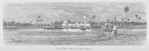 Il fiume Saint-Louis nel 1720, Senegal