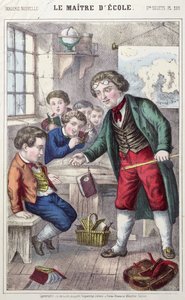 Il maestro di scuola, c.1860-70 da French School