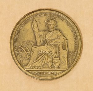 Il sigillo della Seconda Repubblica, 1848 da French School