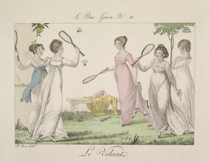 Il volano, tavola 11 da Le Bon Genre, 1802