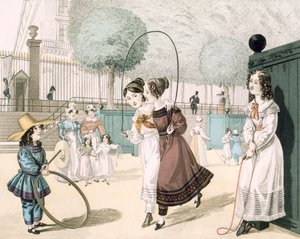 Il gioco del salto, tavola 115 da Le Bon Genre, 1822 da French School