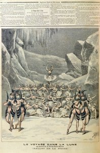 Il balletto della neve, da Il viaggio sulla luna di Jacques Offenbach (1819-90) da Le Petit Journal, 16 aprile 1892 da French School