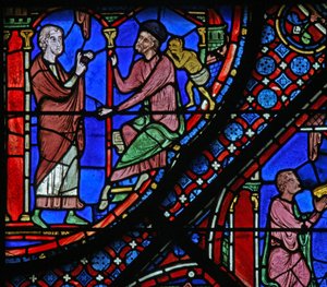 San Giacomo: Filetus racconta ad Almoniges (Hermoniges) della sua conversione (dettaglio) da French School
