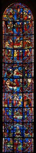 La vetrata di San Nicola da French School