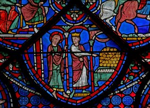La finestra di San Tommaso: il re gli mostra l