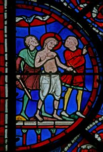 La finestra di San Tommaso: condotto via da due guardie da French School