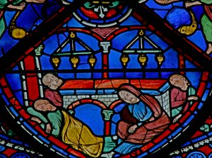 La finestra di San Tommaso: i malati alla sua tomba da French School