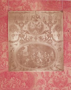 La storia di Telemaco, tavola per la stampa su tessuto Toile de Jouy da French School