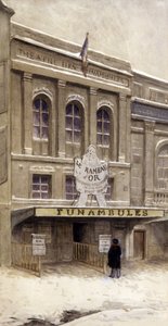 Il Teatro des Funambules, Parigi, inizio XX secolo (dipinto) da French School