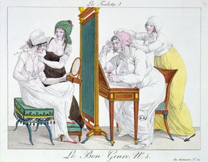 La toilette, dalla serie Le Bon Genre, inizio XIX secolo