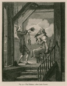 La toilette; dopo Carle Vernet da French School