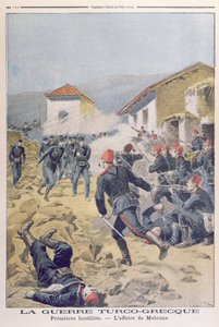 La guerra turco-greca, da Le Petit Journal, maggio 1897 da French School