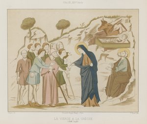 La Vergine Maria con il Bambino Gesù da French School