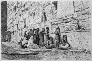 Il Muro del Pianto, da La Syrie d