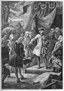 La guerra di successione austriaca (1740-1748) - Gli ambasciatori delle Province Unite si presentano davanti a Luigi XV nel 1747 - La guerra di successione austriaca (1740-48) - Luigi XV, re di Francia e l