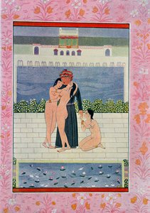 Il matrimonio di Hassan Badreddine, illustrazione da Le Mille e una Notte, 1895 (incisione a colori) da French School