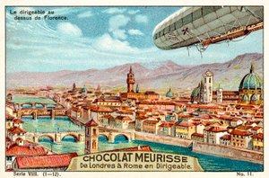 Il dirigibile sopra Firenze