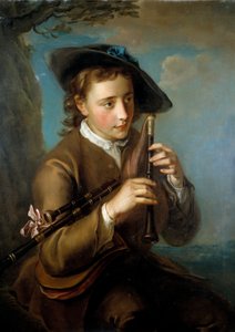 Il suonatore di cornamusa da French School