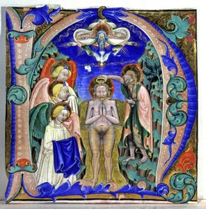 Il battesimo di Cristo da French School