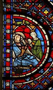 La nascita di San Giovanni Battista da French School