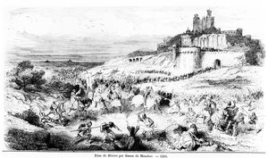 La cattura di Béziers da parte di Simone di Montfort il 22 luglio 1209 da French School