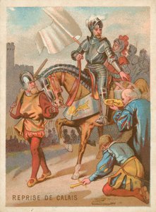La cattura di Calais da parte di Re Enrico II di Francia da French School
