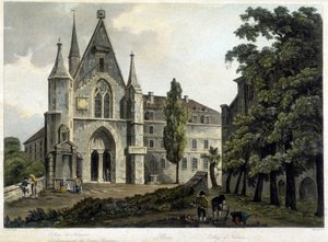 La cappella del collegio di Navarra intorno al 1804 (Scuola Politecnica)