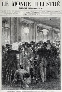 La crisi del 16 maggio: lettura dei giornali - in "Le monde illustré" di maggio 1877