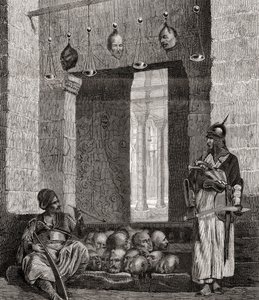 La porta della Moschea El Assaneyn al Cairo, Egitto, da "L